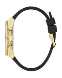 Guess Momentum Chronograph Diamonds Black Dial Black Silicone Strap Watch For Men - GW0518G2 Buy Now By Guess