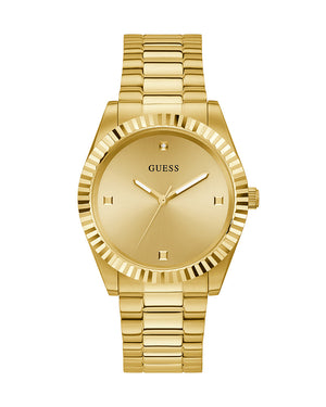Guess Connoisseur Analog Gold Dial Gold Steel Strap Watch For Men - GW0542G2 Buy Now By Guess