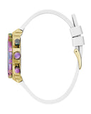 Guess Fusion Chronograph White Dial White Leather Strap Watch For Women - GW0553L2 Buy Now By Guess