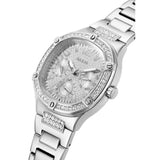 Guess Duchess Quartz Silver Dial Silver Steel Strap Watch For Women - GW0558L1 Buy Now By Guess