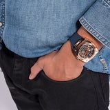 Guess Prodigy Multifunction Navy Blue Dial Blue Silicone Strap Watch For Men - GW0569G3 Buy Now By Guess