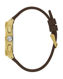 Guess Headline Chronograph Blue Dial Brown Silicone Strap Watch For Men - GW0571G5 Buy Now By Guess