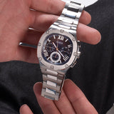 Guess Headliner Multifunction Blue Dial Silver Steel Strap Watch For Men - GW0572G1 Buy Now By Guess