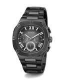 Guess Headliner Multifunction Black Dial Black Steel Strap Watch For Men - GW0572G3 Buy Now By Guess