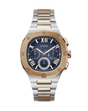 Guess Headliner Multifunction Blue Dial Two Tone Steel Strap Watch For Men - GW0572G4 Buy Now By Guess