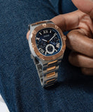 Guess Headliner Multifunction Blue Dial Two Tone Steel Strap Watch For Men - GW0572G4 Buy Now By Guess