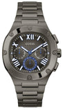 Guess Headliner Quartz Black Dial Grey Steel Strap Watch For Men - GW0572G5 Buy Now By Guess