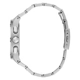 Guess Headline Quartz Green Dial Silver Steel Strap Watch For Men - GW0572G6 Buy Now By Guess