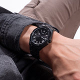 Guess Asset Quartz Black Dial Black Steel Strap Watch For Men - GW0575G3 Buy Now By Guess