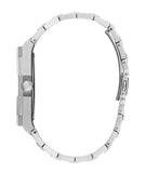 Guess Asset Quartz Blue Dial Silver Steel Strap Watch For Men - GW0575G4 Buy Now By Guess