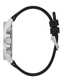 Guess Empire Chronograph Black Dial Black Silicon Strap Watch For Men - GW0583G1 Buy Now By Guess