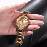 Guess Montage Quartz Gold Dial Gold Steel Strap Watch For Women - GW0588L1 Buy Now By Guess