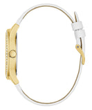 Guess Marina Multifunction White Dial White Rubber Strap Watch for Women - W1025L5 Buy Now By Guess