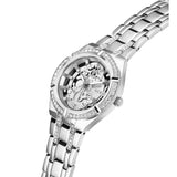 Guess Allara Quartz Silver Dial Silver Steel Strap Watch For Women - GW0604L1 Buy Now By Guess