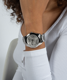 Guess G-Twist Silver Dial Silver Steel Strap Watch for Women - W1082L1 Buy Now By Guess