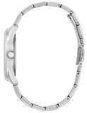 Guess Cubed Analog Silver Dial Silver Steel Strap Watch For Women - GW0606L1 Buy Now By Guess