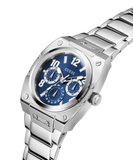 Guess Prodigy Chronograph Blue Dial Silver Steel Strap Watch For Men - GW0624G1 Buy Now By Guess