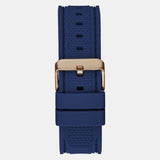 Guess Leo Chronograph Blue Dial Blue Silicone Strap Watch For Men - GW0637G3 Buy Now By Guess