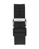 Guess Duke Crystals Black Dial Black Silicone Strap Watch For Men - GW0641G1 Buy Now By Guess