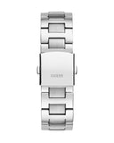 Guess Equity Analog Black Dial Silver Steel Strap Watch For Men - GW0703G1 Buy Now By Guess