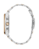 Guess Equity Multifunction Black Dial Two Tone Steel Strap Watch For Men - GW0703G4 Buy Now By Guess
