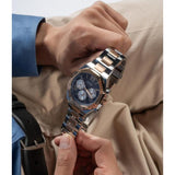 Guess Equity Multifunction Black Dial Two Tone Steel Strap Watch For Men - GW0703G4 Buy Now By Guess