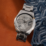 Guess Cubed Analog Silver Dial Silver Steel Strap Watch For Women - GW0606L1 Buy Now By Guess