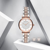 Emporio Armani Gianni T Bar Quartz White Dial Two Tone Steel Strap Watch For Women - AR80035 Buy Now By Emporio Armani