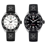 Tag Heuer Formula 1 Quartz White Dial Black Rubber Strap Watch for Men - WAZ1111.FT8023 Buy Now By Tag Heuer