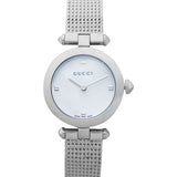 Gucci Diamantissima Quartz Diamonds Mother of Pearl Dial Silver Mesh Bracelet Watch for Women - YA141504 Buy Now By Gucci