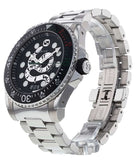 Gucci Dive Snake Black Dial Silver Steel Strap Watch For Men - YA136218 Buy Now By Gucci