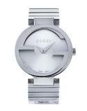 Gucci G Interlocking Silver Dial Silver Steel Strap Watch For Women - YA133308 Buy Now By Gucci
