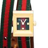 Gucci G-Frame Multicolored Dial Two Tone Nylon Strap Watch For Women - YA128527 Buy Now By Gucci