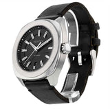 Gucci GG2570 Black Dial Black Leather 44mm Watch For Men - YA142208 Buy Now By Gucci