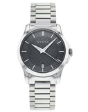 Gucci G Timeless Grey Dial Silver Steel Strap Watch For Women - YA126522 Buy Now By Gucci