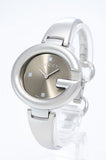 Gucci Guccissima Brown Dial Silver Steel Strap Watch For Women - YA134302 Buy Now By Gucci