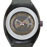 Gucci Sync XXL Quartz Brown Dial Brown Leather Strap Watch For Men - YA137106 Buy Now By Gucci