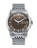 Gucci G Timeless Brown Dial Silver Steel Strap Watch For Women - YA126503 Buy Now By Gucci