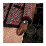 Gucci G Timeless Quartz Black Dial Silver Steel Strap Watch for Women - YA1265034 Buy Now By Gucci