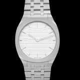 Gucci 25H Quartz Silver Dial Silver Steel Strap Unisex Watch - YA163407 Buy Now By Gucci