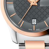 Gucci G Timeless Grey Dial Two Tone Steel Strap Watch For Women - YA126527 Buy Now By Gucci