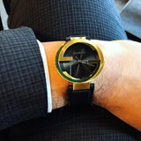 Gucci Interlocking Special Edition Grammy Black Dial Black Leather Strap Watch For Men - YA133208 Buy Now By Gucci
