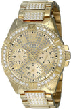 Guess Frontier Diamonds Gold Dial Gold Steel Strap Watch For Women - W1156L2 Buy Now By Guess