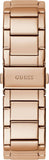 Guess Raven Diamonds Rose Gold Dial Rose Gold Steel Strap Watch for Women - GW0104L3 Buy Now By Guess