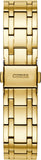 Guess Cosmo Diamonds Gold Dial Gold Steel Strap Watch For Women - GW0033L2 Buy Now By Guess