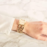 Guess Mod Heavy Metal Rose Gold Dial Rose Gold Steel Strap Watch For Women - W1117L3 Buy Now By Guess