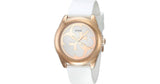 Guess G Twist White & Gold Dial White Silicone Strap Watch For Women - W0911L5 Buy Now By Guess