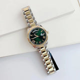 Guess Luna Quartz Green Dial Two Tone Steel Strap Watch For Women - GW0308L5 Buy Now By Guess