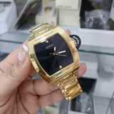 Guess Phoenix Black Dial Gold Steel Strap Watch for Men - GW0387G2 Buy Now By Guess