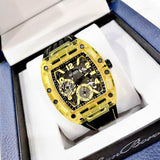 Guess Phoenix Chronograph Black Dial Black Rubber Strap Watch for Men - GW0499G2 Buy Now By Guess